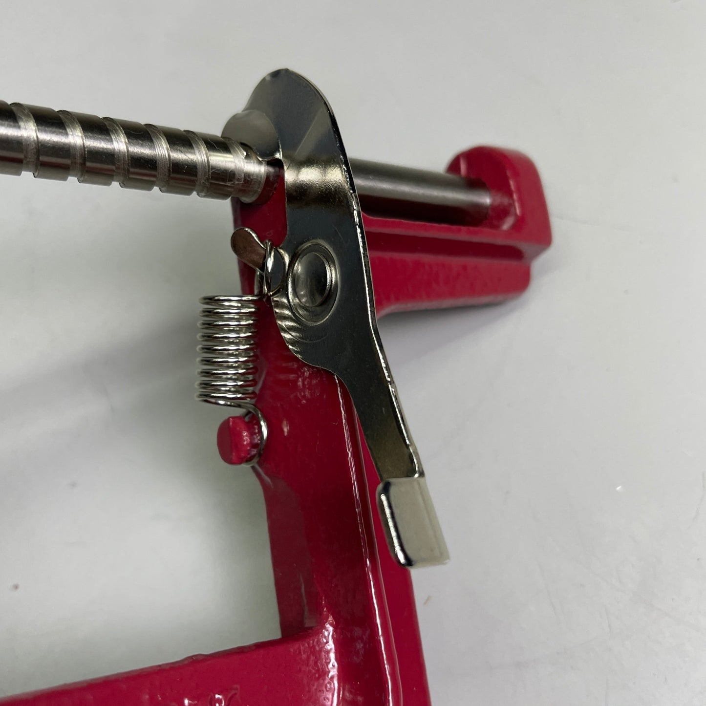 ZA@ AMCO Cast Iron Clamp Apple Peeler Corer Slicer Potatoes Red A501 628401 D