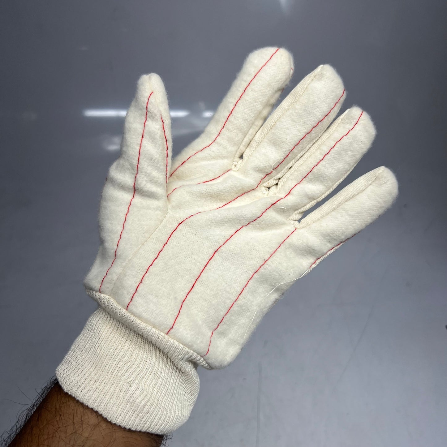 CAROLINA GLOVE (12 Pairs) Men's Safety Gloves Sz Large, Beige F116N0WS