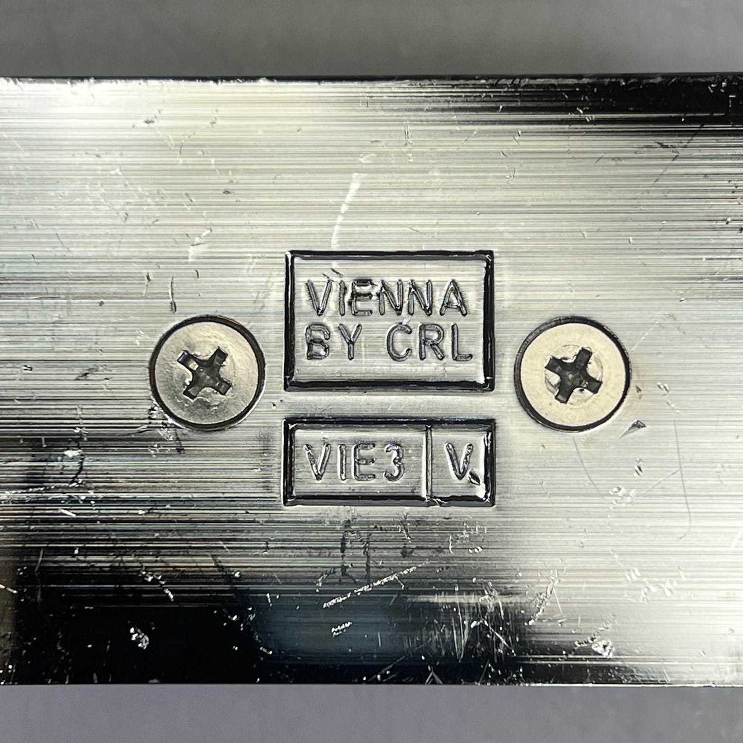 CRL Brass Vienna 037 Series Wall Mount 'H' 3/8, 1/2 Polished Chrome V1EH037CH