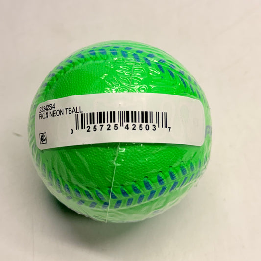 FRANKLIN(6 PACK) MLB Neon Probrite Teeballs 100% Sponge Rubber 9in 4-5oz Assorted