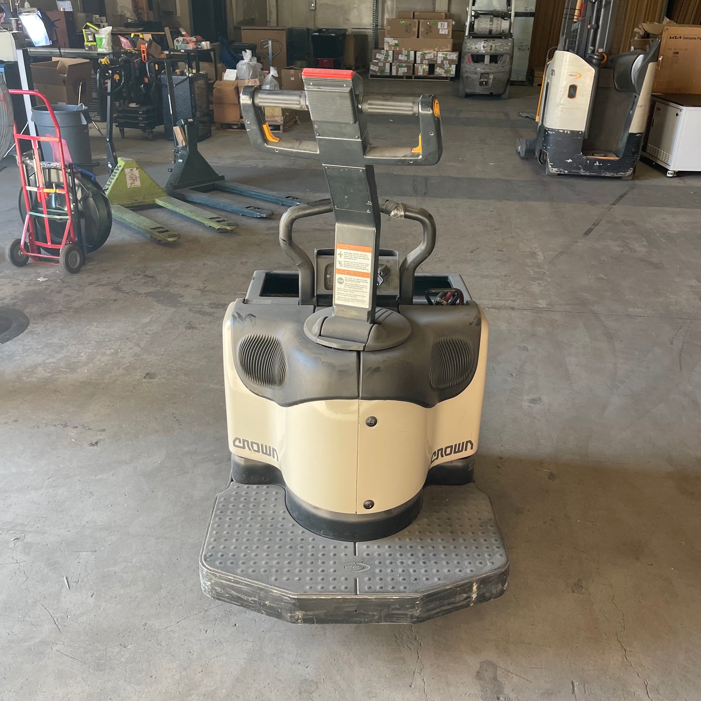 Z@ CROWN End Control Electric Pallet Jack PE 4500 Black & Grey (Used, Working)