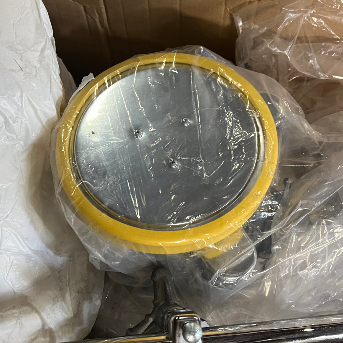 XTREME POLISHING SYSTEMS 175 Floor Buffer Machine 17" Chrome/Yellow L-17E-Y