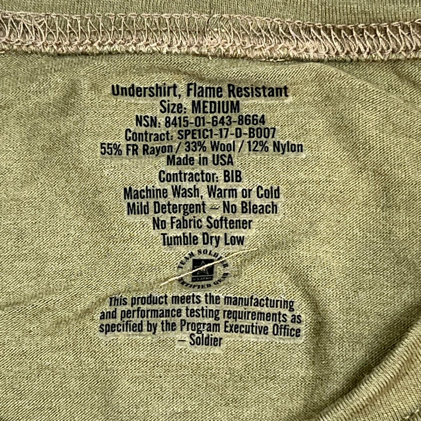 ODYSSEY DCS Special Flame Resistant Undershirt Men's Sz M Coyote 8415016438664