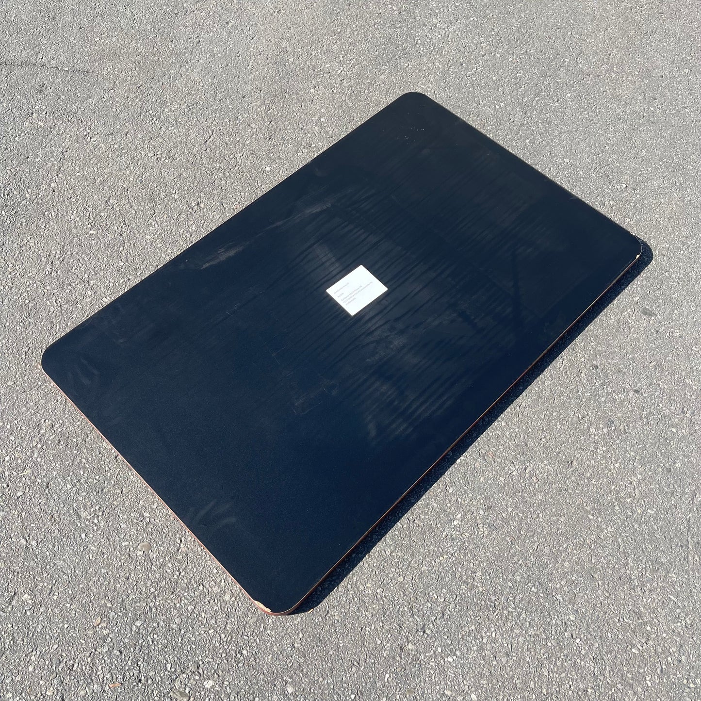 LANCASTER Rectangular Thermo-Formed Table Top 48"x30"x1" Red Mahogany Finish