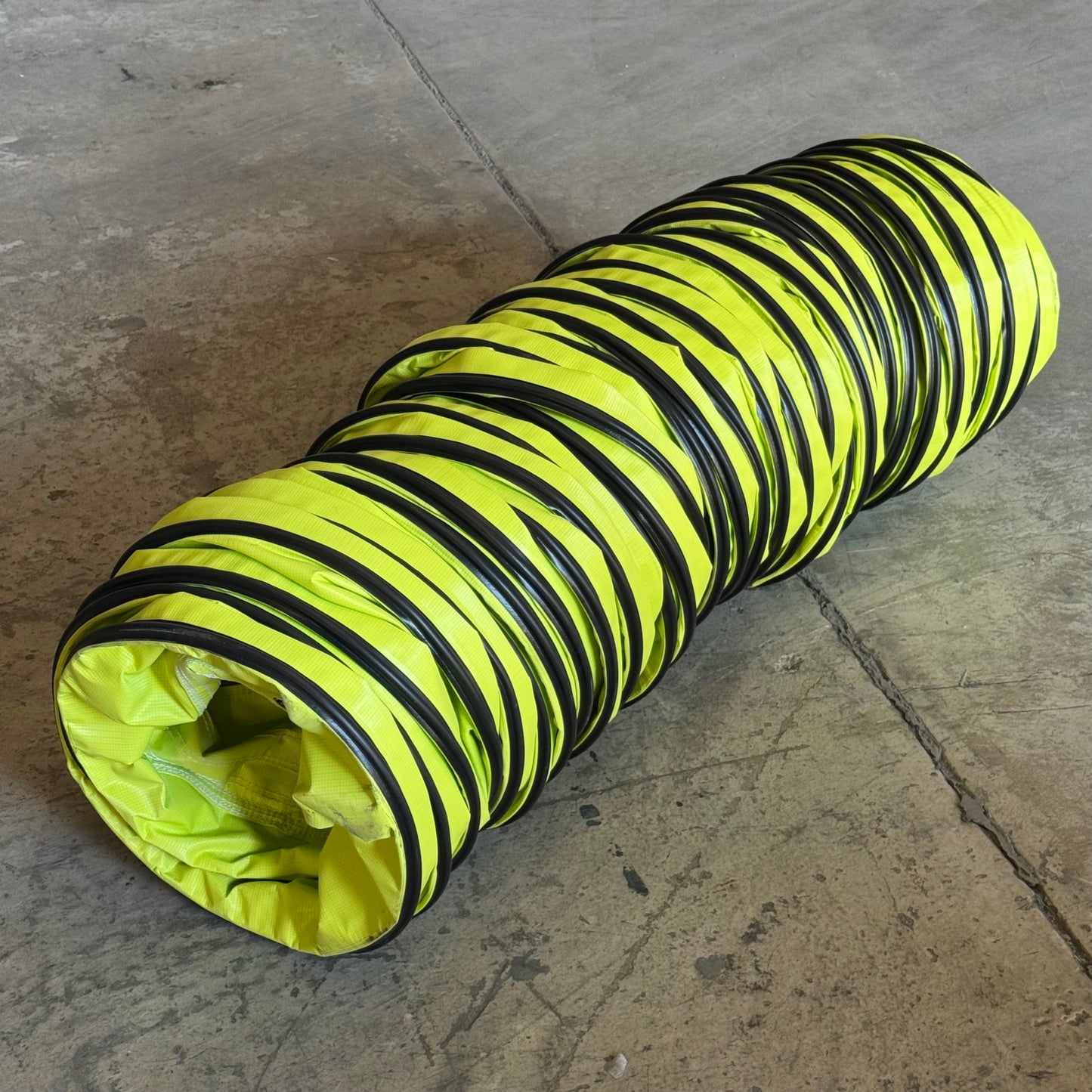 PAGE GSE Green Layflat Ventilation Duct Sz 15"D x 48"L-Expandable 391954