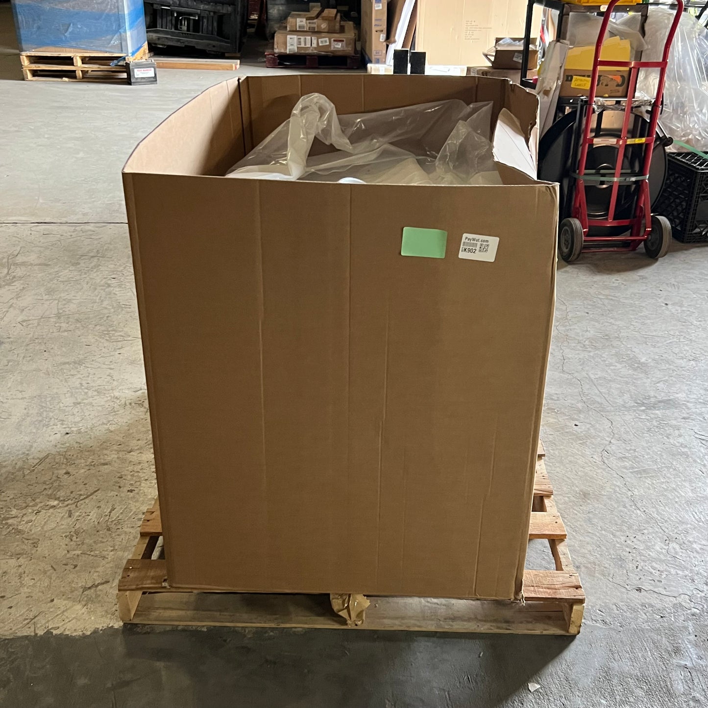 ZA@ Pallet of HERFELD GMBH & CO Heavy Duty Bucket Liner W/ Sz 21” W x 22” H Clear Plastic Bag