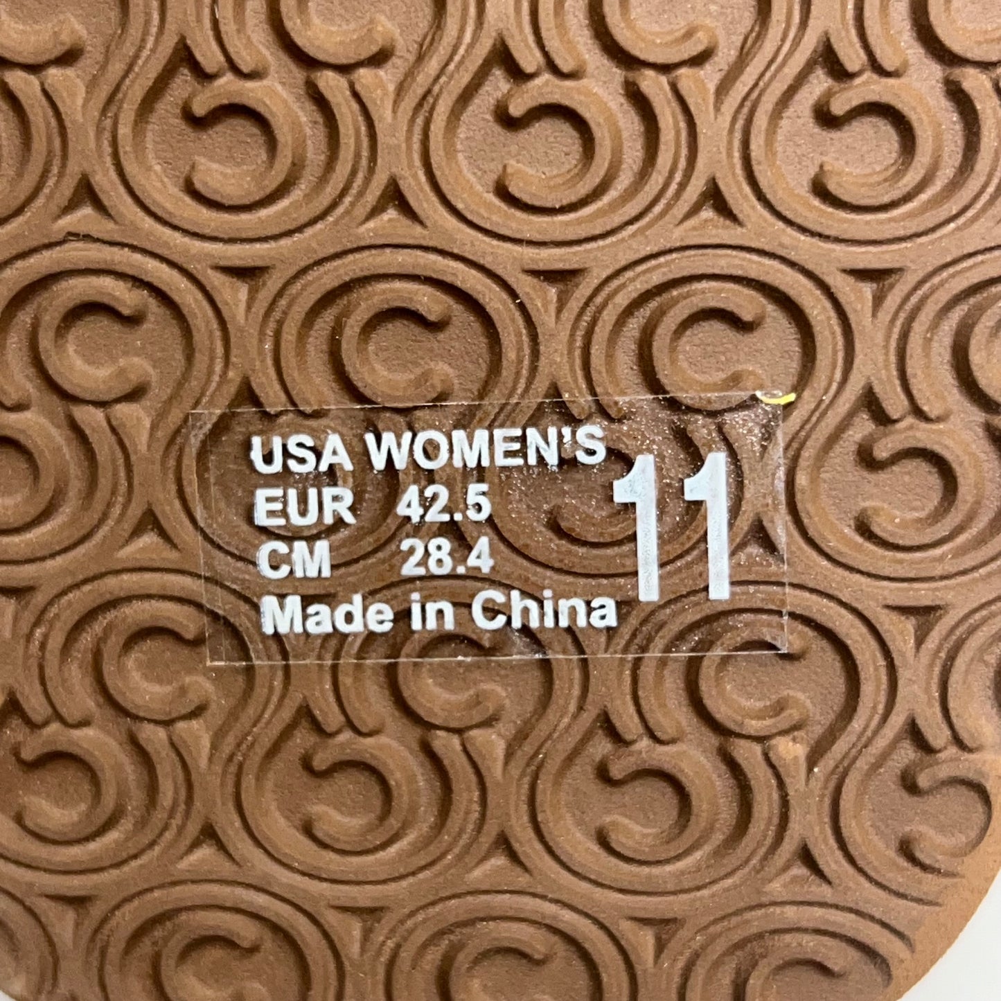 COBIAN Nia's Bounce 2 Synthetic Leather Sandals Women's Sz 11, EU 42.5 Tan NIA25-230-11