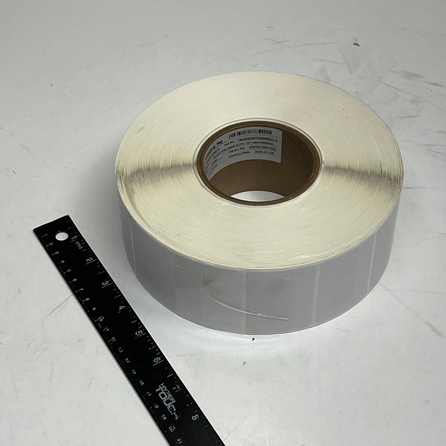ZA@ (LOT OF 2) Trackable/scanning Adhesive Labels  2.5" x 2" White