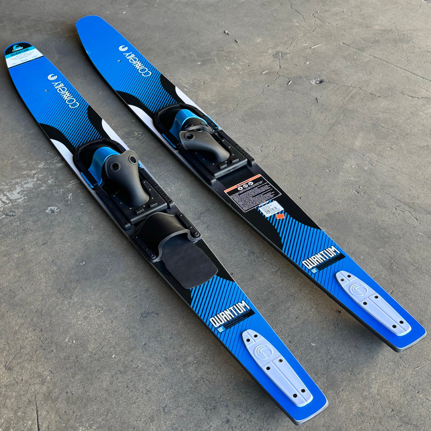 CONNELLY Quantum 61220342 Adult Trainer Combo Water Skis 2”Wx68”L Blue/Black