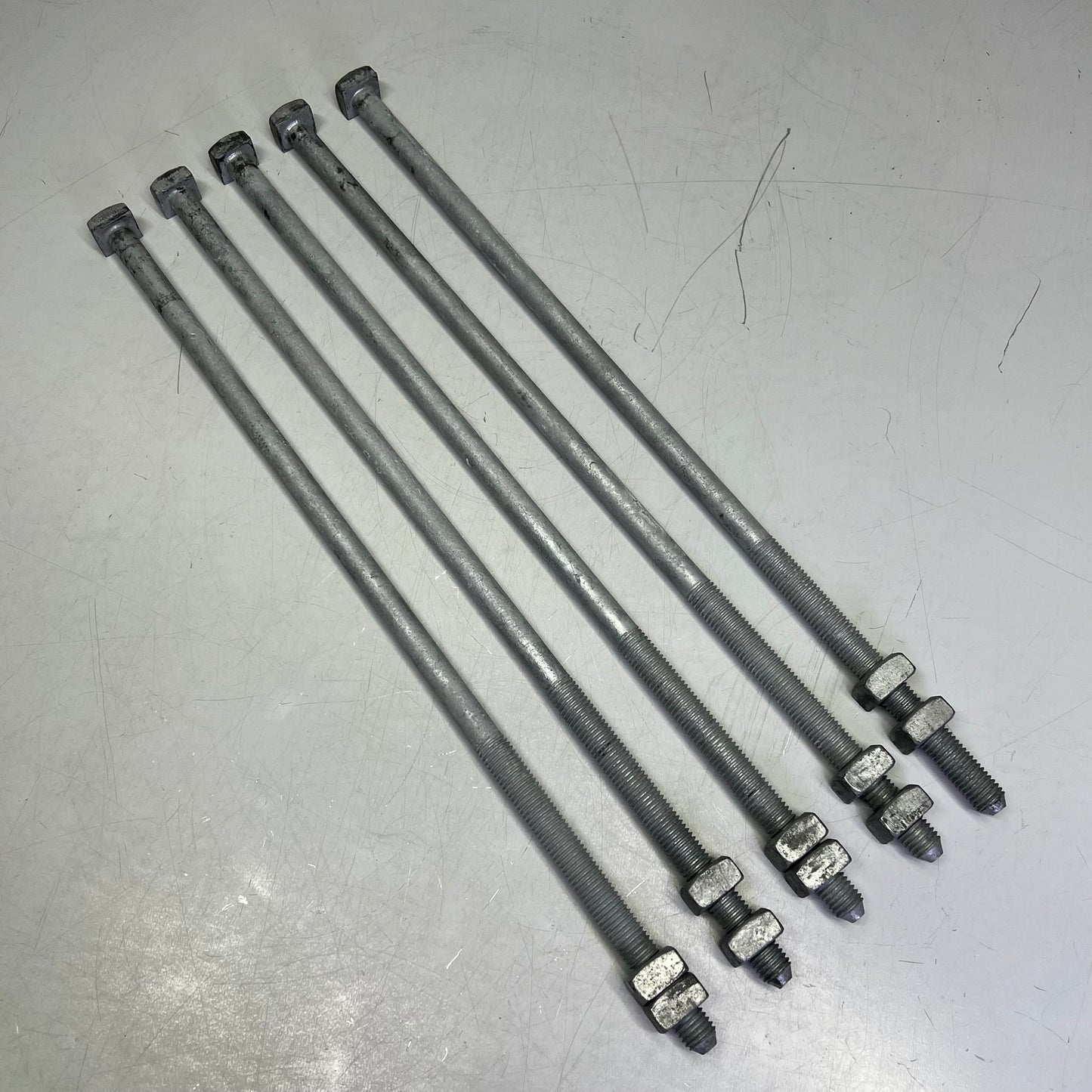 ALLIED BOLT (5 PACK) Cable Suspension Bolt 5/8"x20" - 6" Thread Length 8286