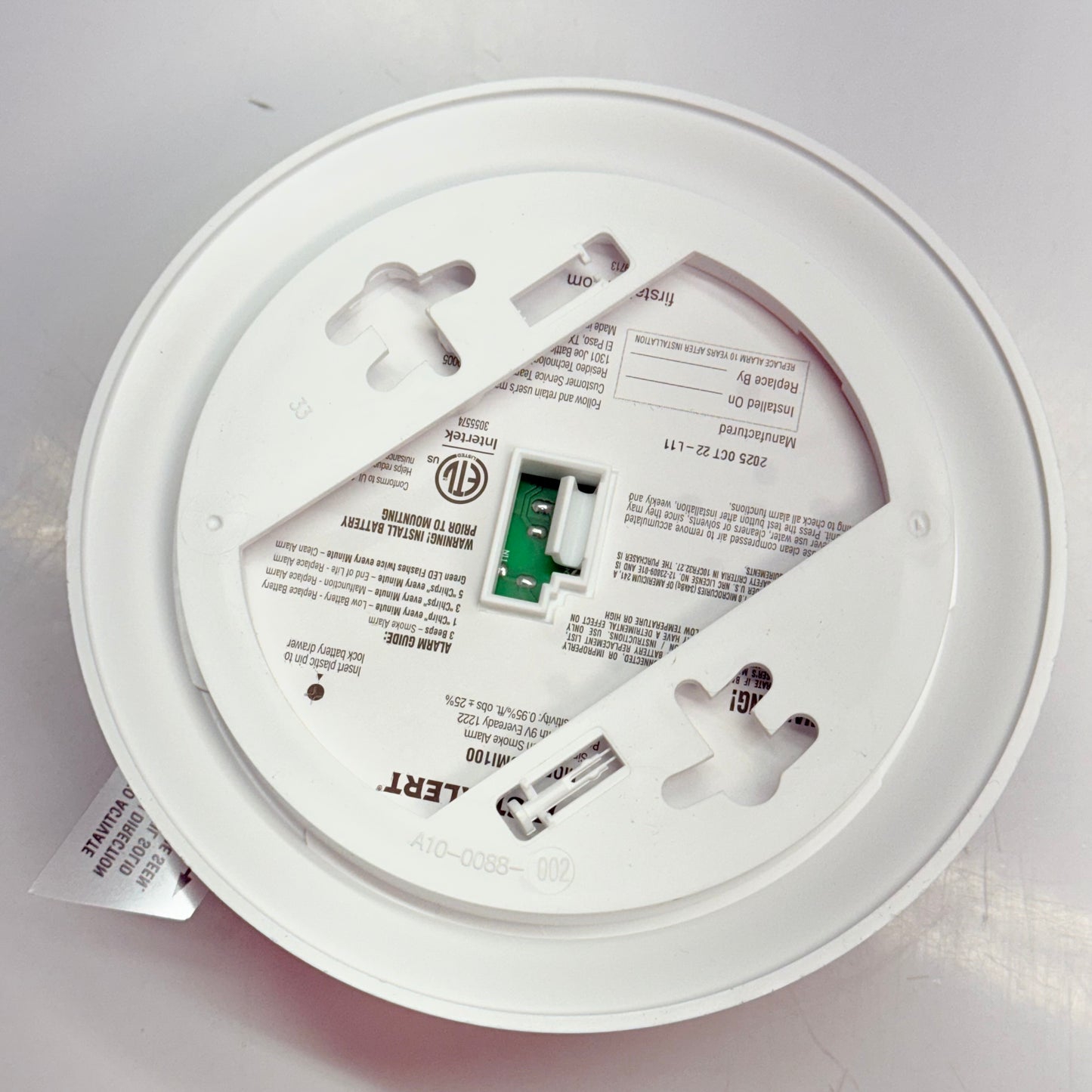 BRK (6 PACK) SMI100 Smoke Alarm Battery Operated 9V Included 1046832
