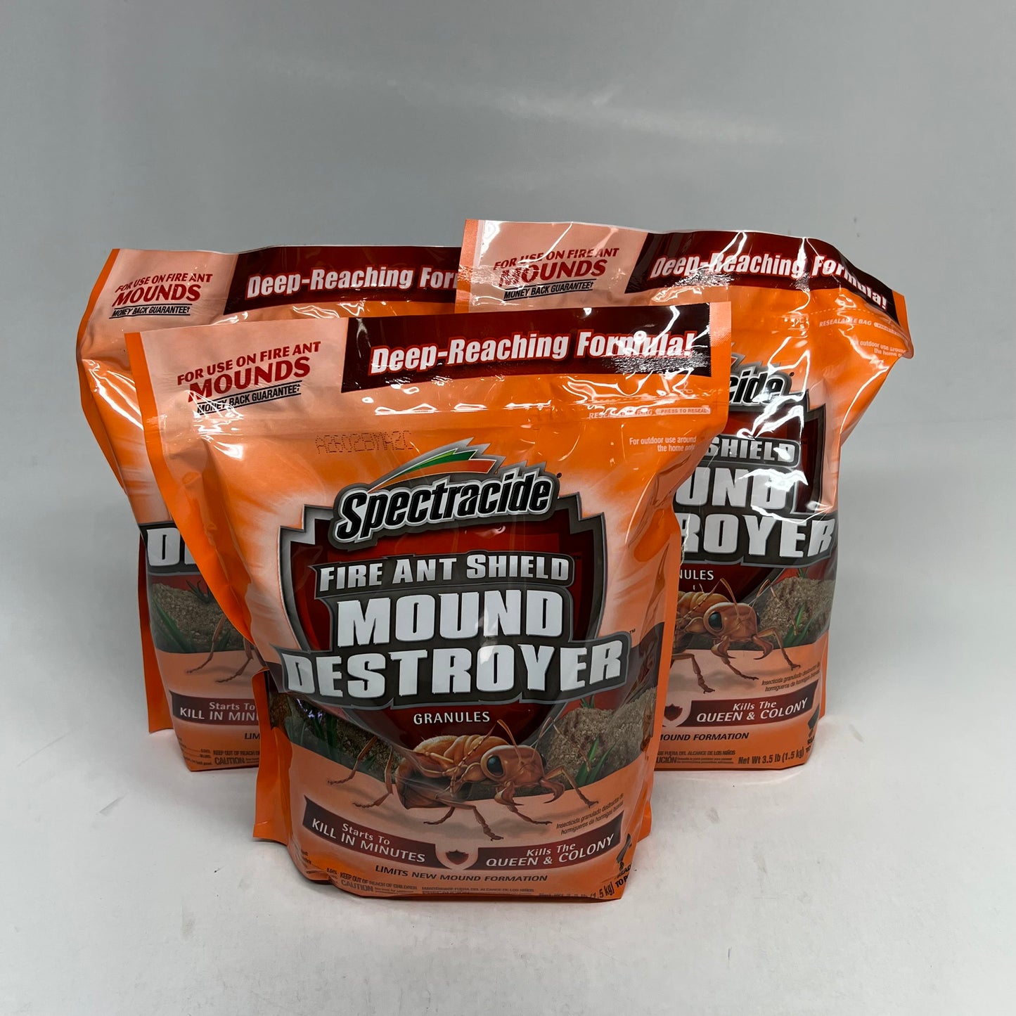 ZA@ SPECTRACIDE (3 PACK) Fire Ant Shield Mound Destroyer Granules 3.5lb HG-96470
