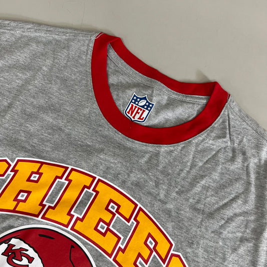NFL  Kansas City Chiefs G-lll Sports T-Shirt Men's Sz L Red, Grey, Yellow 6AHOO816