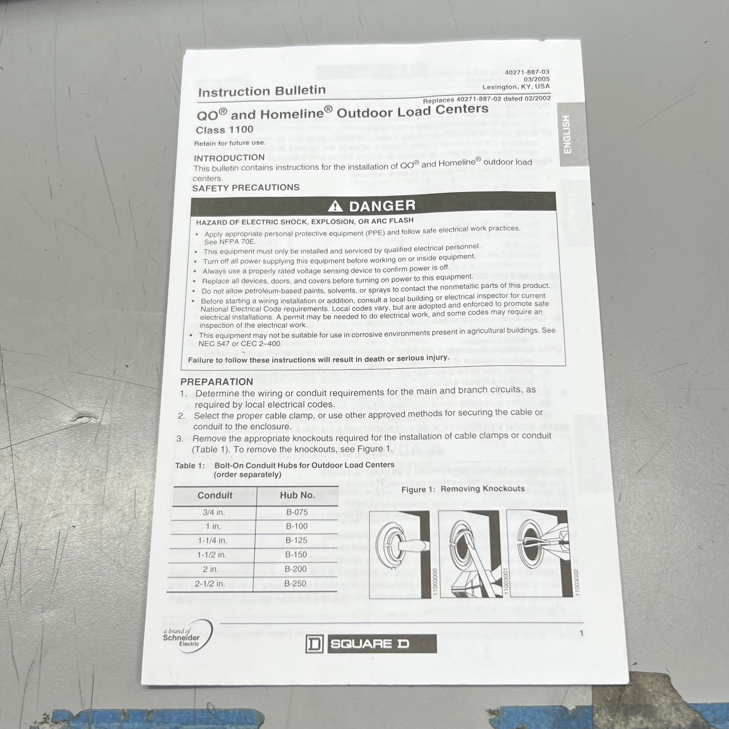Schneider Electric Circuit Breaker 20 spaces, 40 circuits, 225A, HOM2040L225PRB