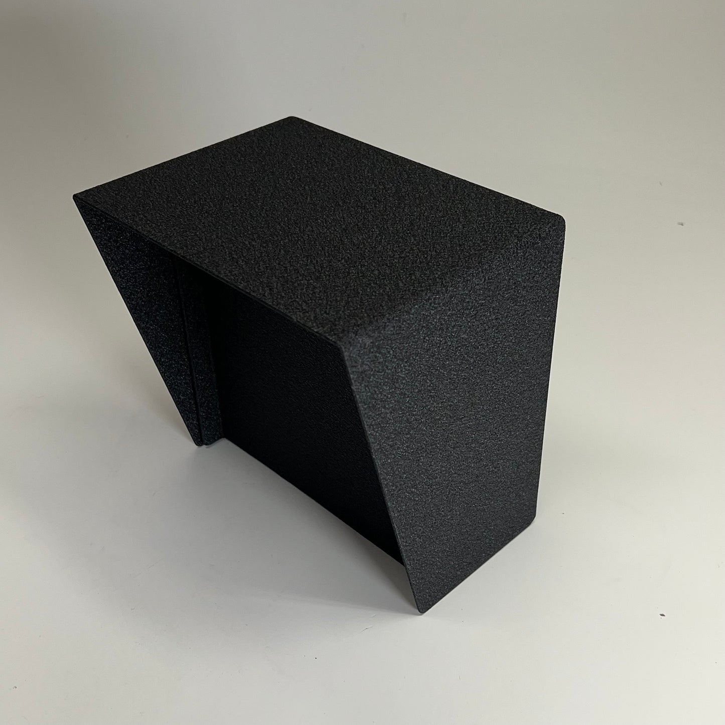 PEDESTAL PRO Square Steel Housing for Low Voltage Security 8" Black MC-CS-08-E