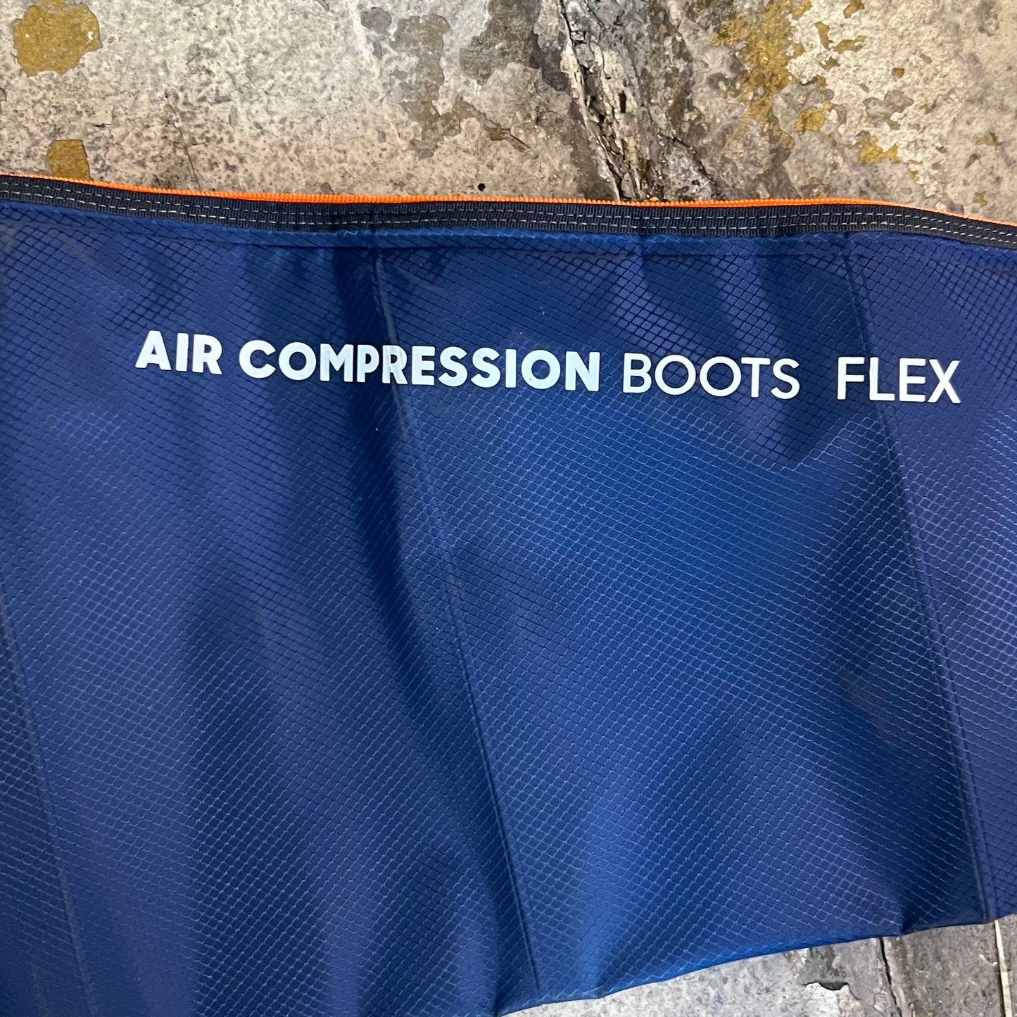 SHARPER IMAGE Air Compression Boots Flex Leg Recovery System Large Navy (New Other, A Little Dirty)