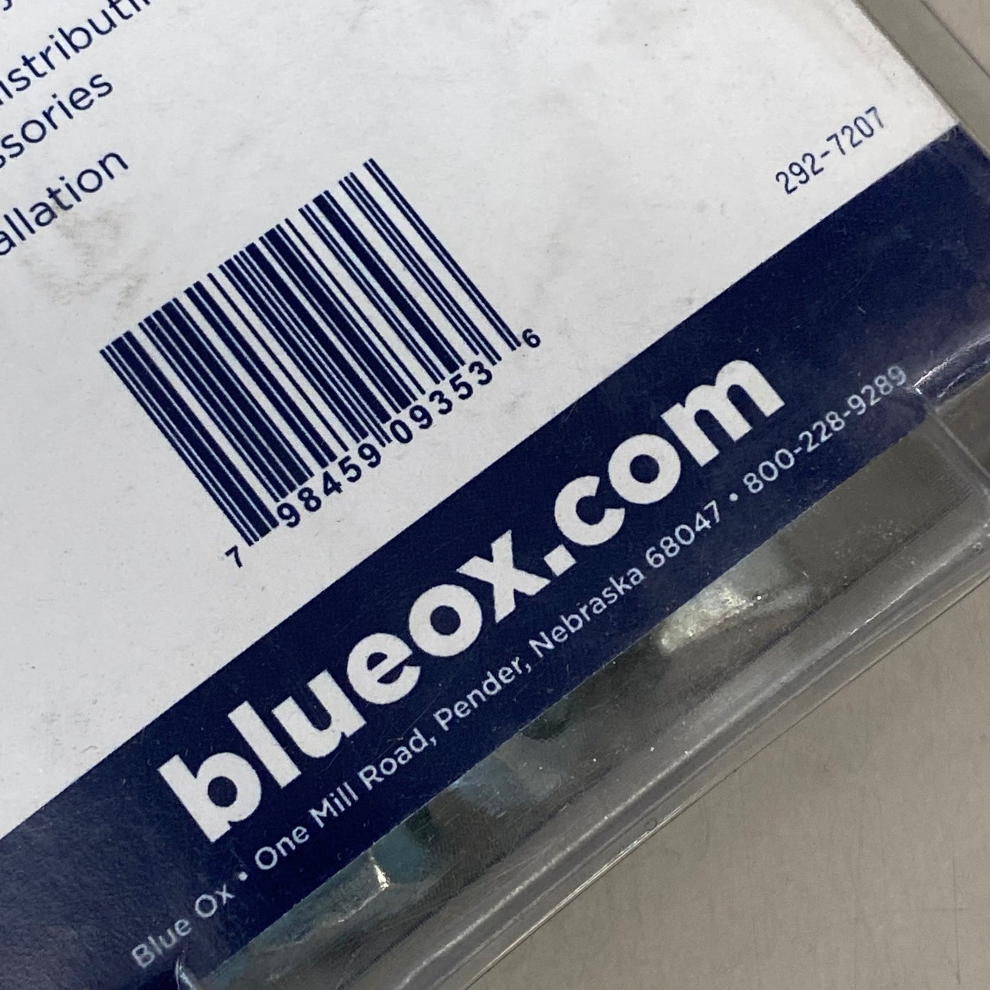 BLUE OX Single Pull Hitch Immobilizer For Vehicle Theft Deterrent Chrome BX88372 (New Other- Slightly Distressed Packaging)