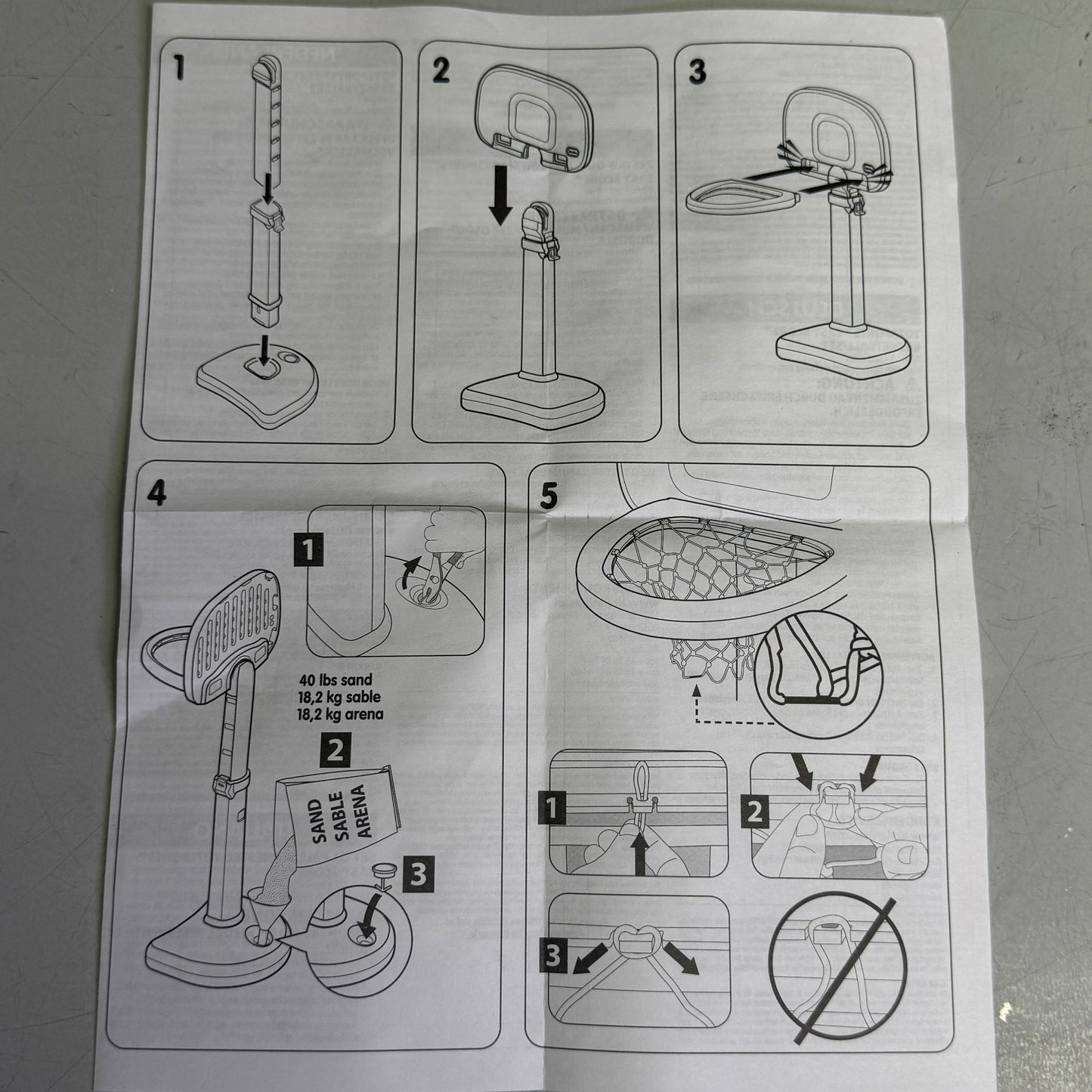 ZA@ LITTLE TIKES TotSports Easy Score Adjustable Kid’s Basketball Set 612329M81X1 B