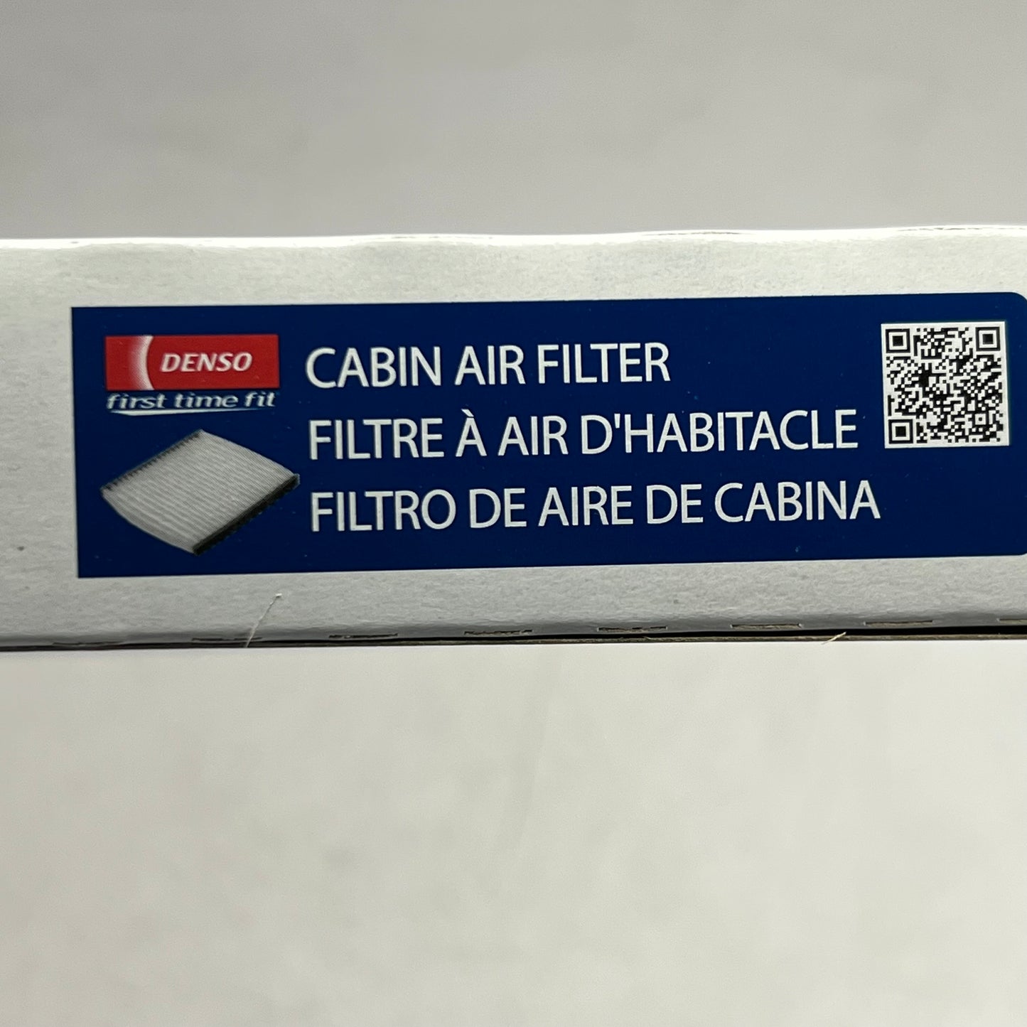 DENSO Cabin Air Filter 8"W x 8.5"L Grey 453-1009