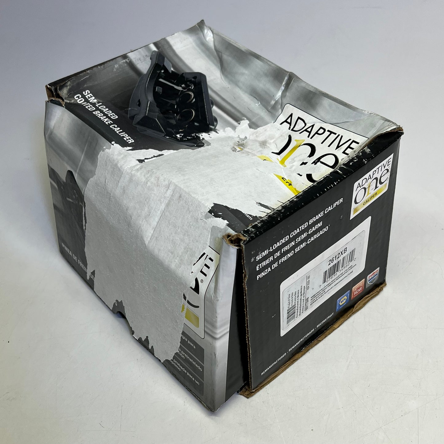NAPA Adaptive One Brake Caliper Single Piston Floating Remanufactured 2612XB