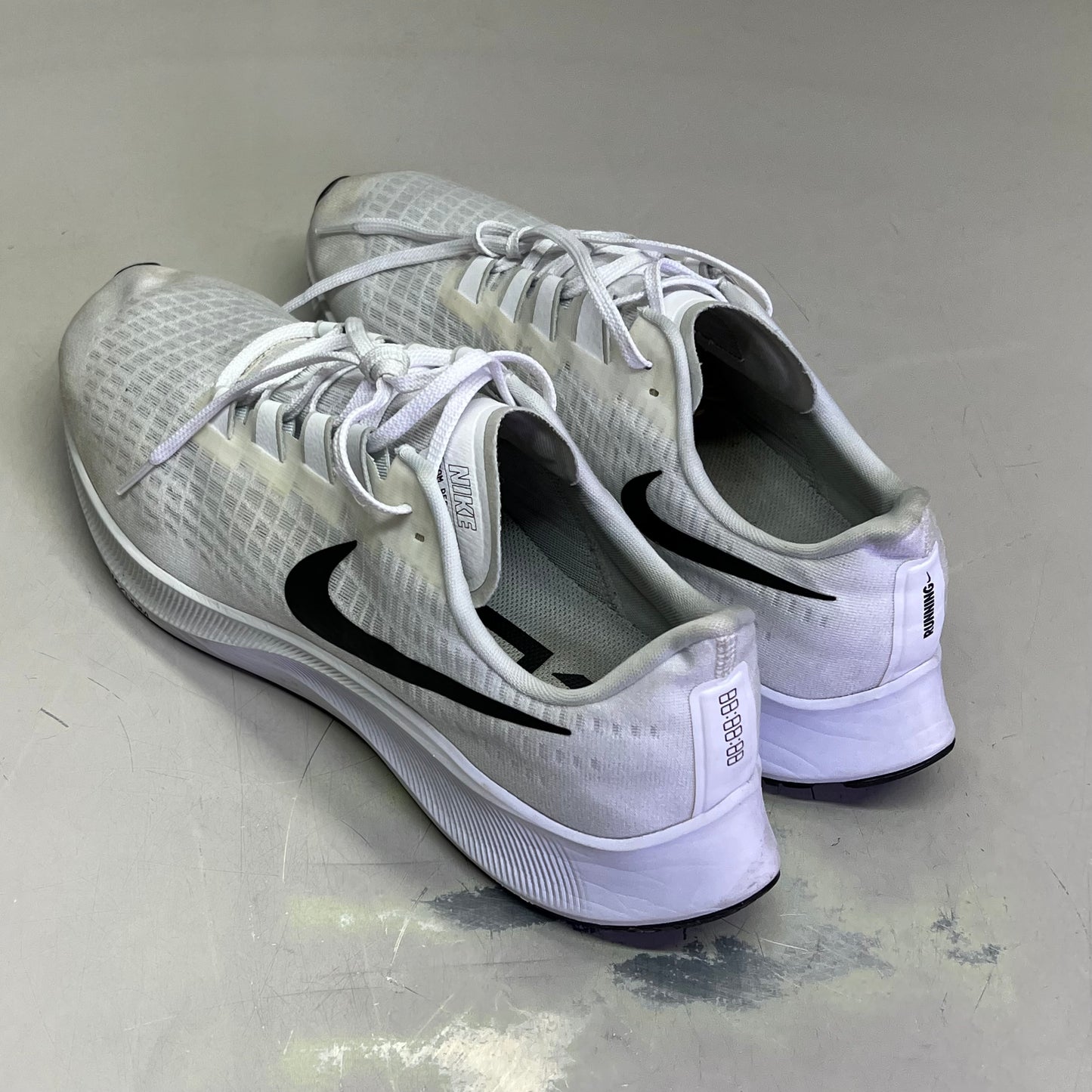 NIKE Zoom Pegasus 37 Sneaker Men's Sz 14 White (Pre-Owned)