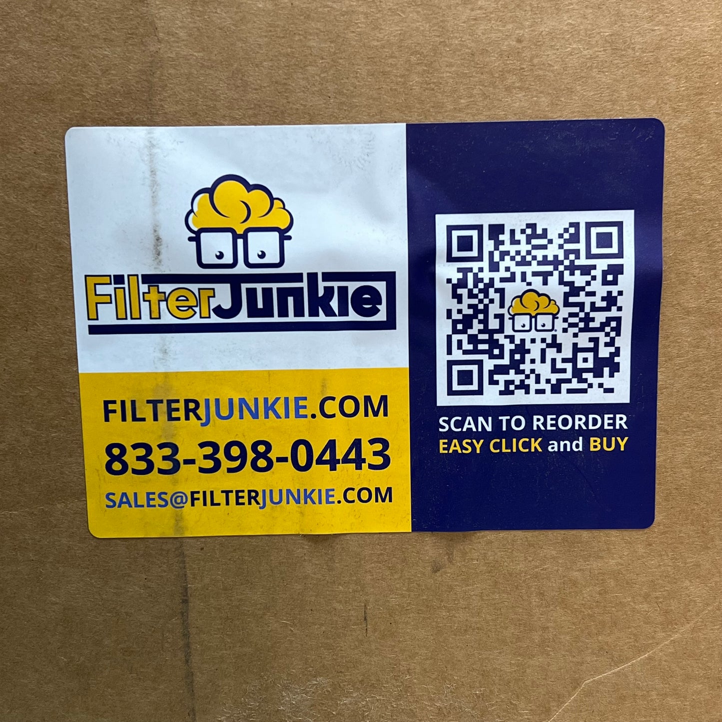 FILTER JUNKIE MILLER Filter Standard MERV 13 80/20 OEM 301106-8020 (Dented)