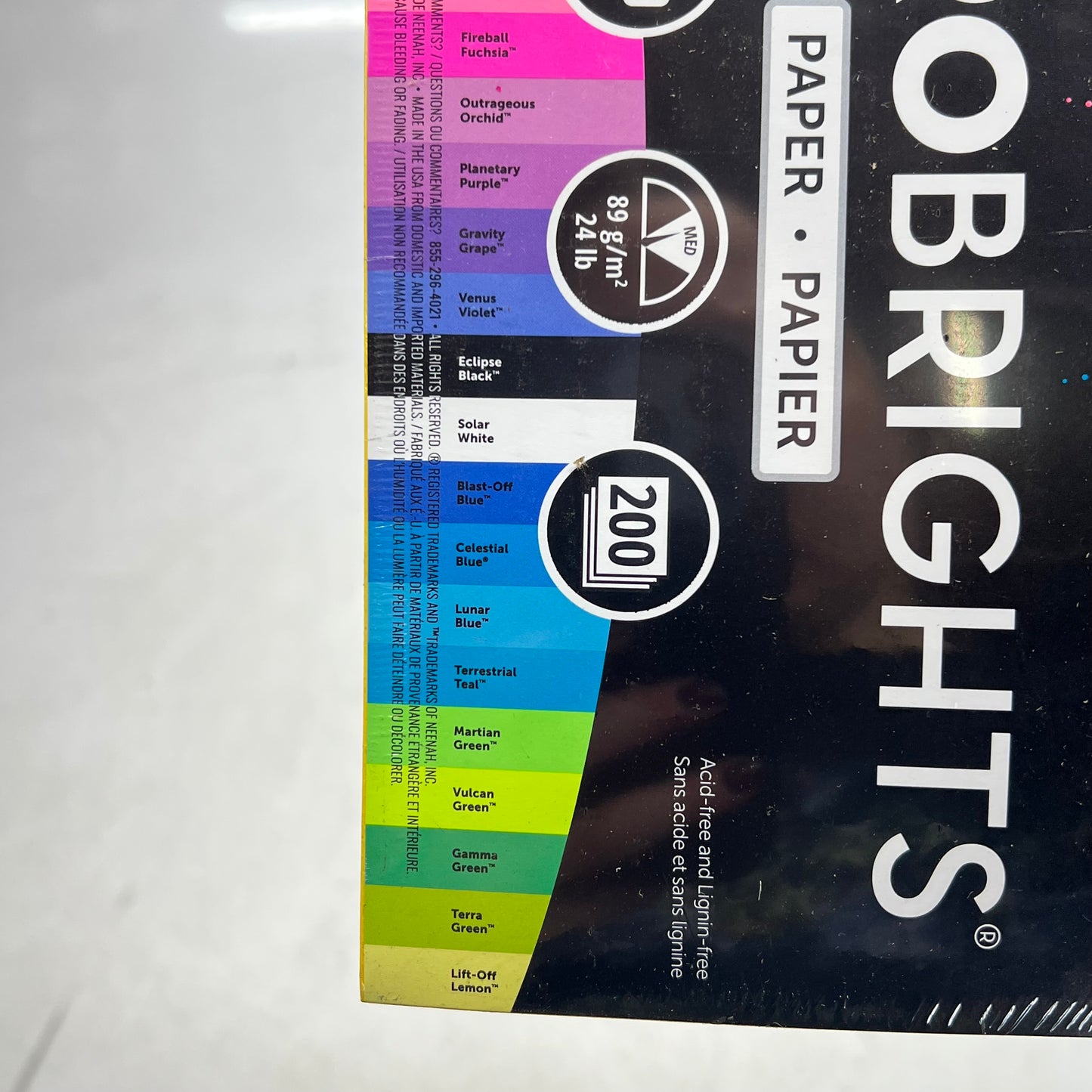 ASTROBRIGHTS (2 PACK, 200 SHEETS EACH) Colored Paper 8.5" X 11" 24lb Multicolor