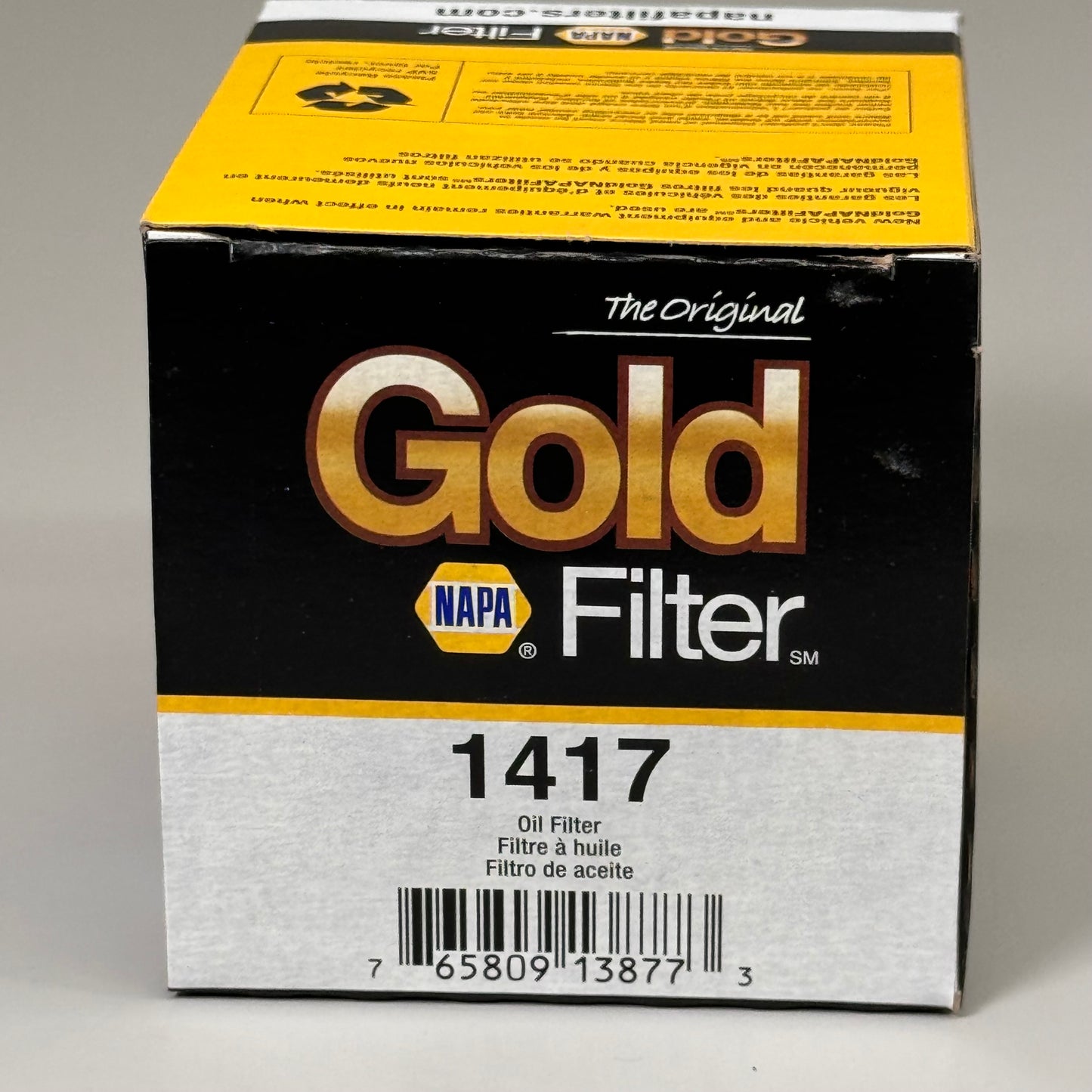 NAPA The Original Gold Filter Cellulose Media Material w/ Gaskets for Mack 1417