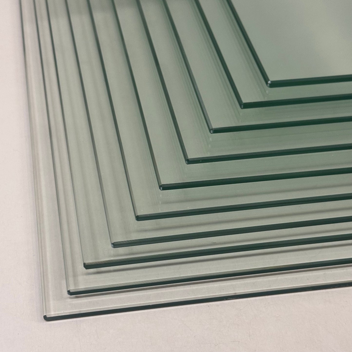 (10 Pack, 1 Box) Tempered Glass For Cubbies 14"x14" Clear CB414