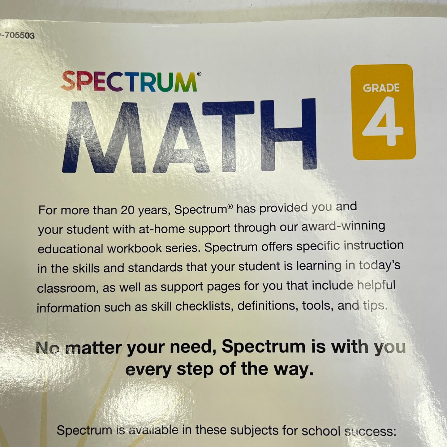 CARSON DELLOSA (2 PACK) Spectrum Math Workbook Paperback Grade 4 705503