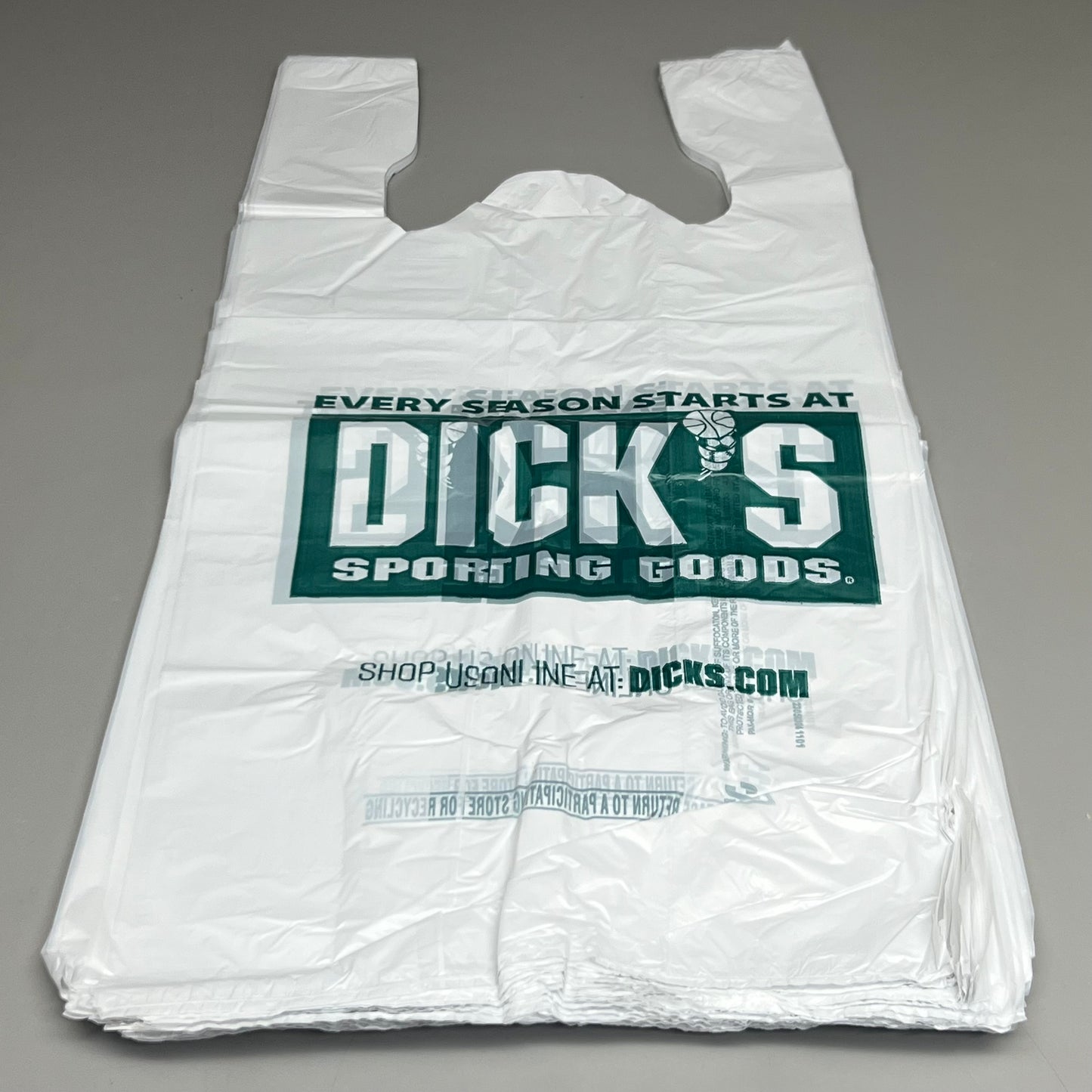 DICK’S SPORTING GOODS 1000 Medium Plast-T-Stack Bags 12x8x25