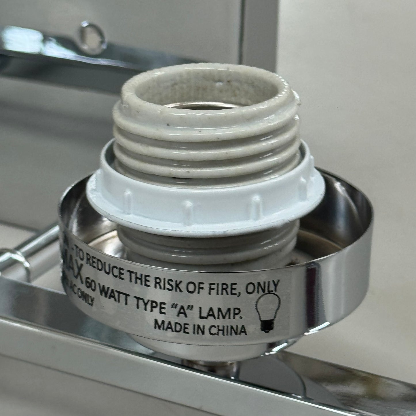 TRANS GLOBE 4-Light Glass Shaded Drum Vanity Bar 31.25"x7.5"x 6" Black 70524 (New Other- Slightly Distressed Packaging)