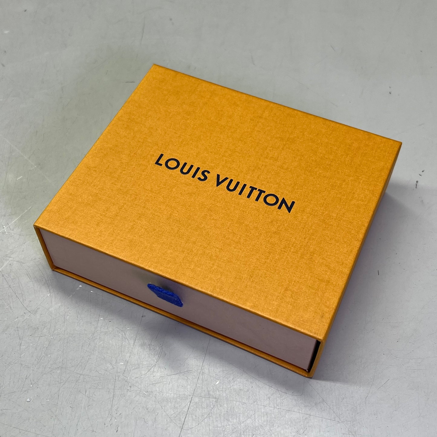 LOUIS VUITTON Empty Pull Out Product Box 6"L X 5"w X 1" D Orange