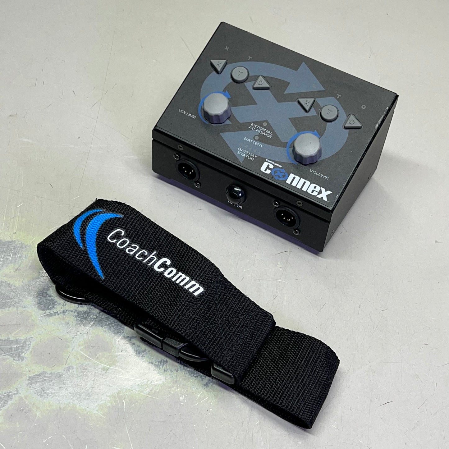 COACH COMM (10 PIECE SET) Connex Headsets & Wireless Beltpack Transmitter (Used)