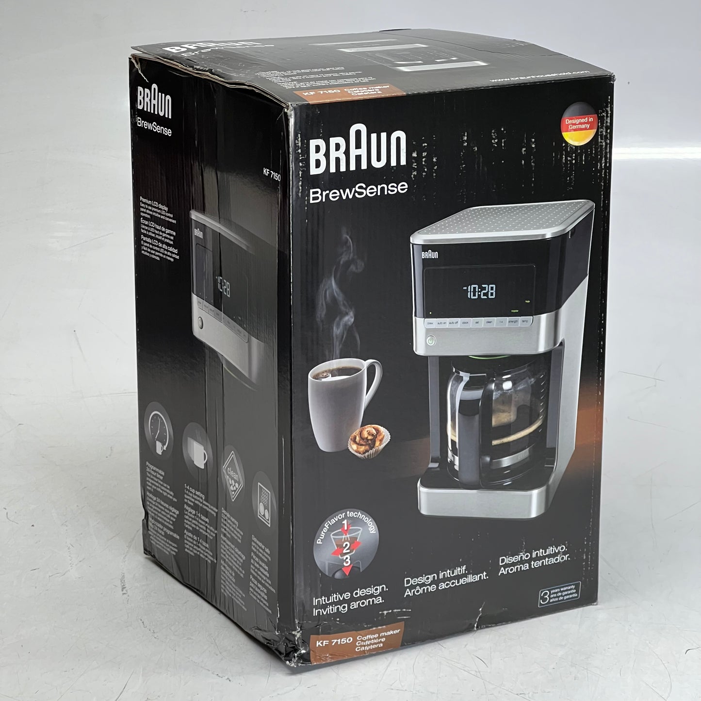 BRAUN Brewsense Drip Coffee Maker 12-Cup KF7150