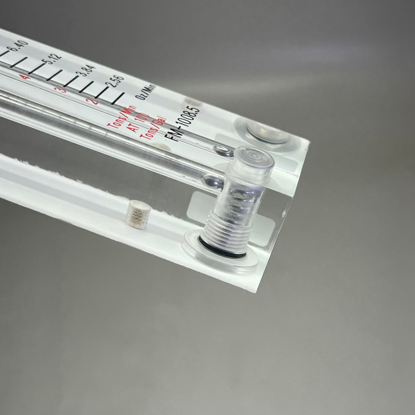 DOHRMANN ENTERPRISES INC. Flowmeter For 1/4"IDx3/8"ID Hose 6.5" Clear FM-1008.5