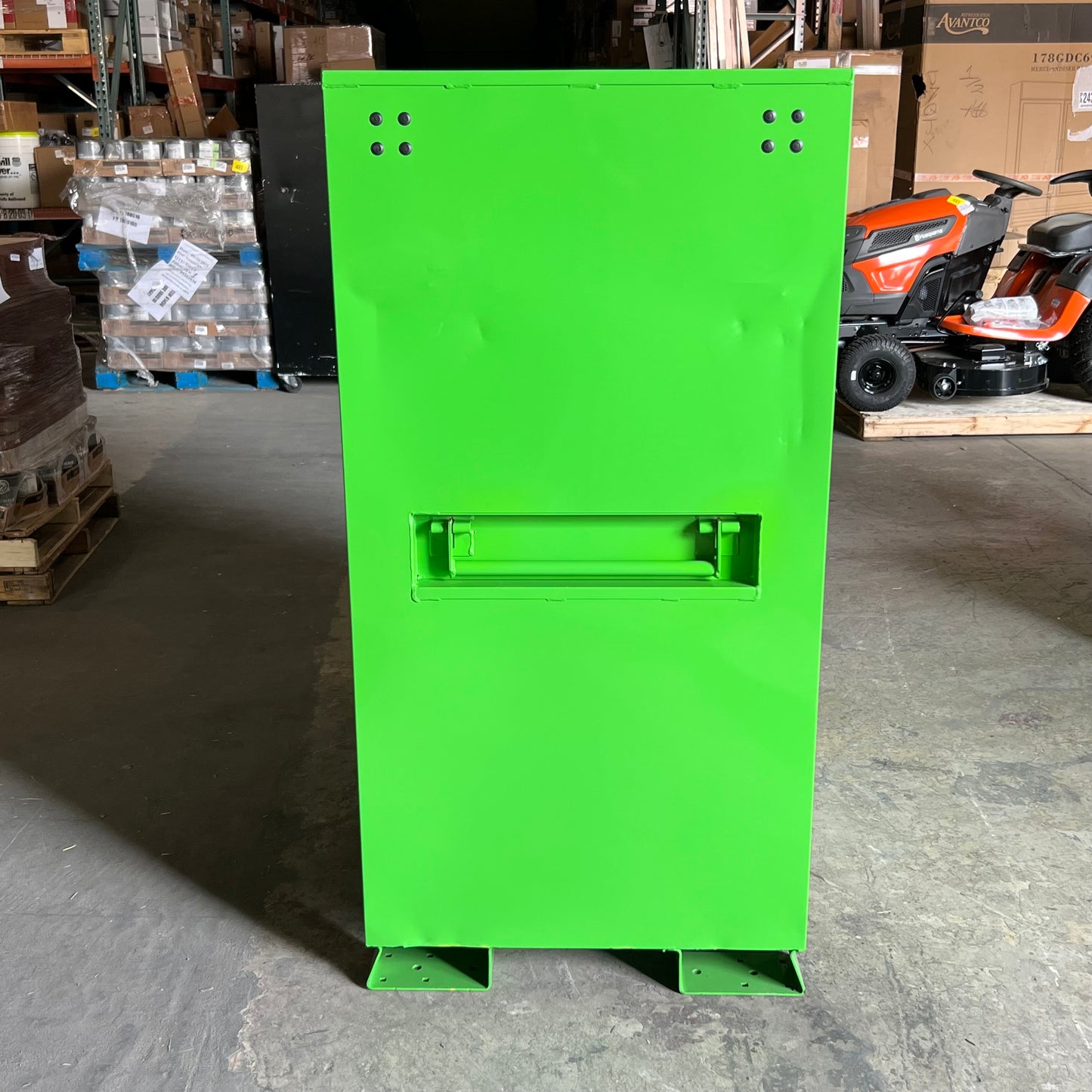 KNAACK Jobsite Cabinet Proprietary Recessed Padlock 59.4 cu ft, Green 139-SK-02 (AS-IS, Cosmetic Damaged)