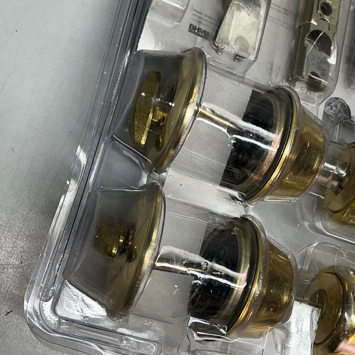 KWIKSET Exterior Entry Door Knob & Deadbolt Combo Pack Polished Brass 92420-031