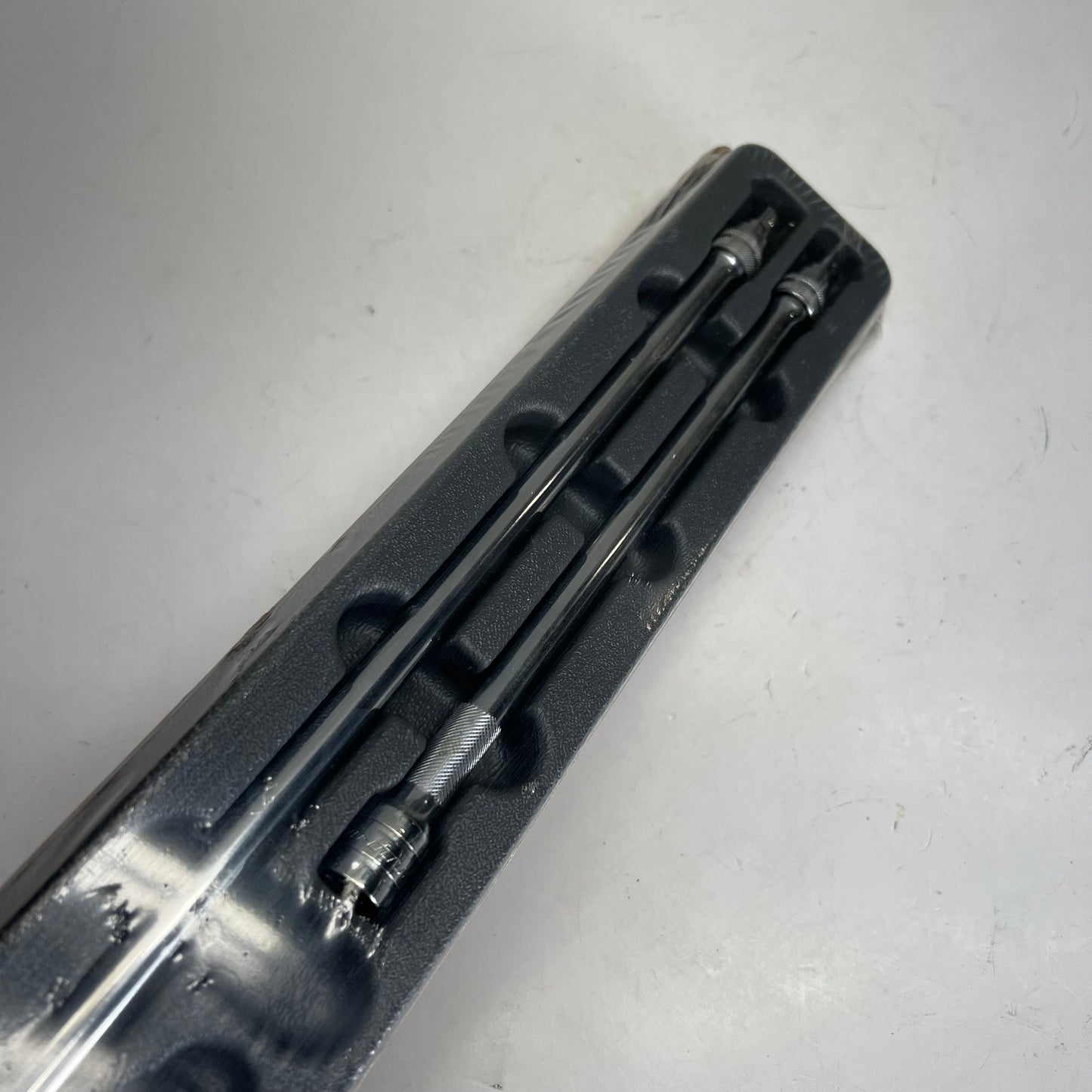 SNAP ON Quick Release Locking Knurled Extension Set 4 Piece - 3/8" Drive Chrome