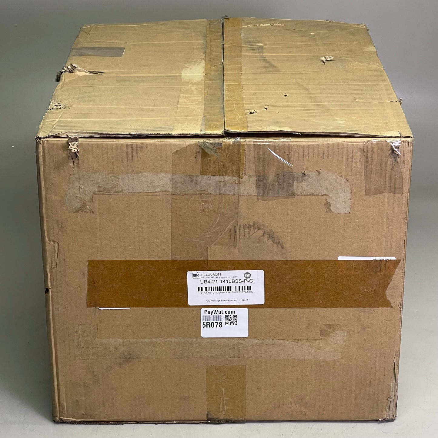 BK RESOURCES Blender Station 18"W x 21-1/4"D Steel UB4-21-1410BSS