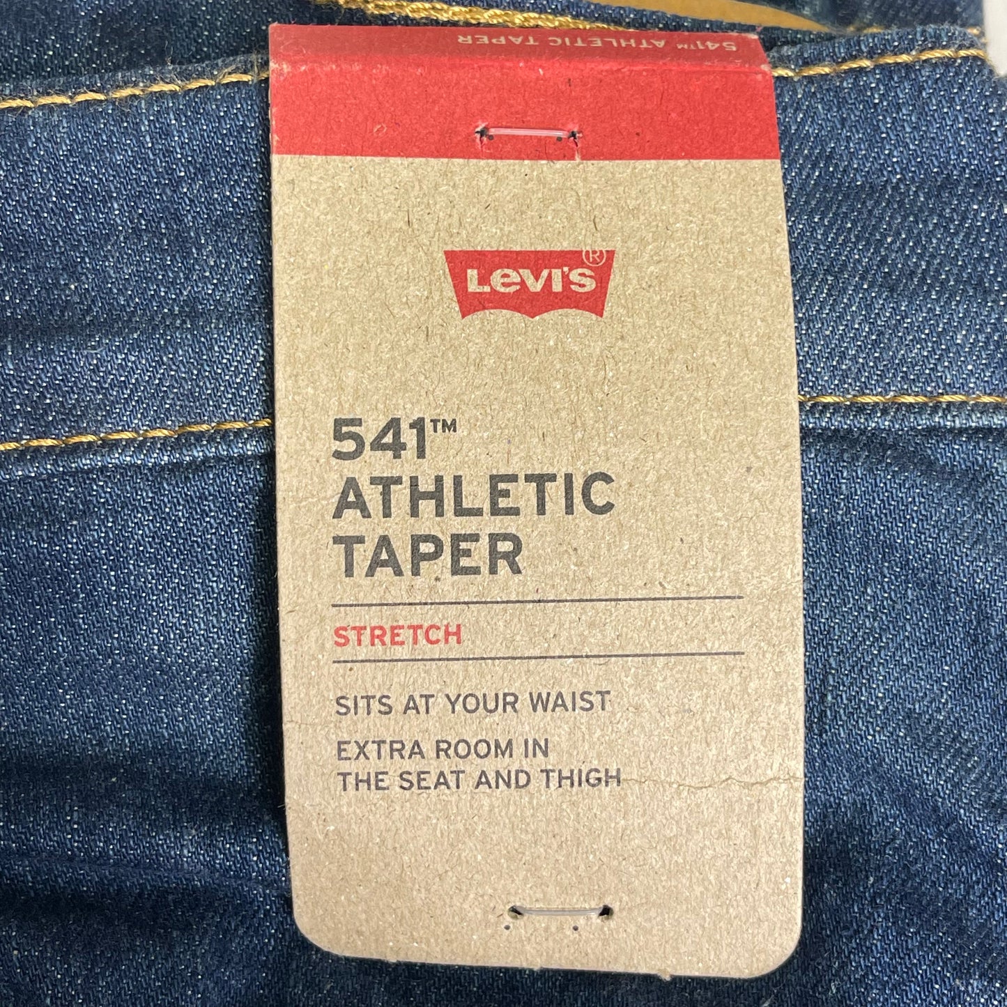 LEVI'S Men's 541 Athletic Taper Stretch Jeans W38 L32 S112444 ADPK