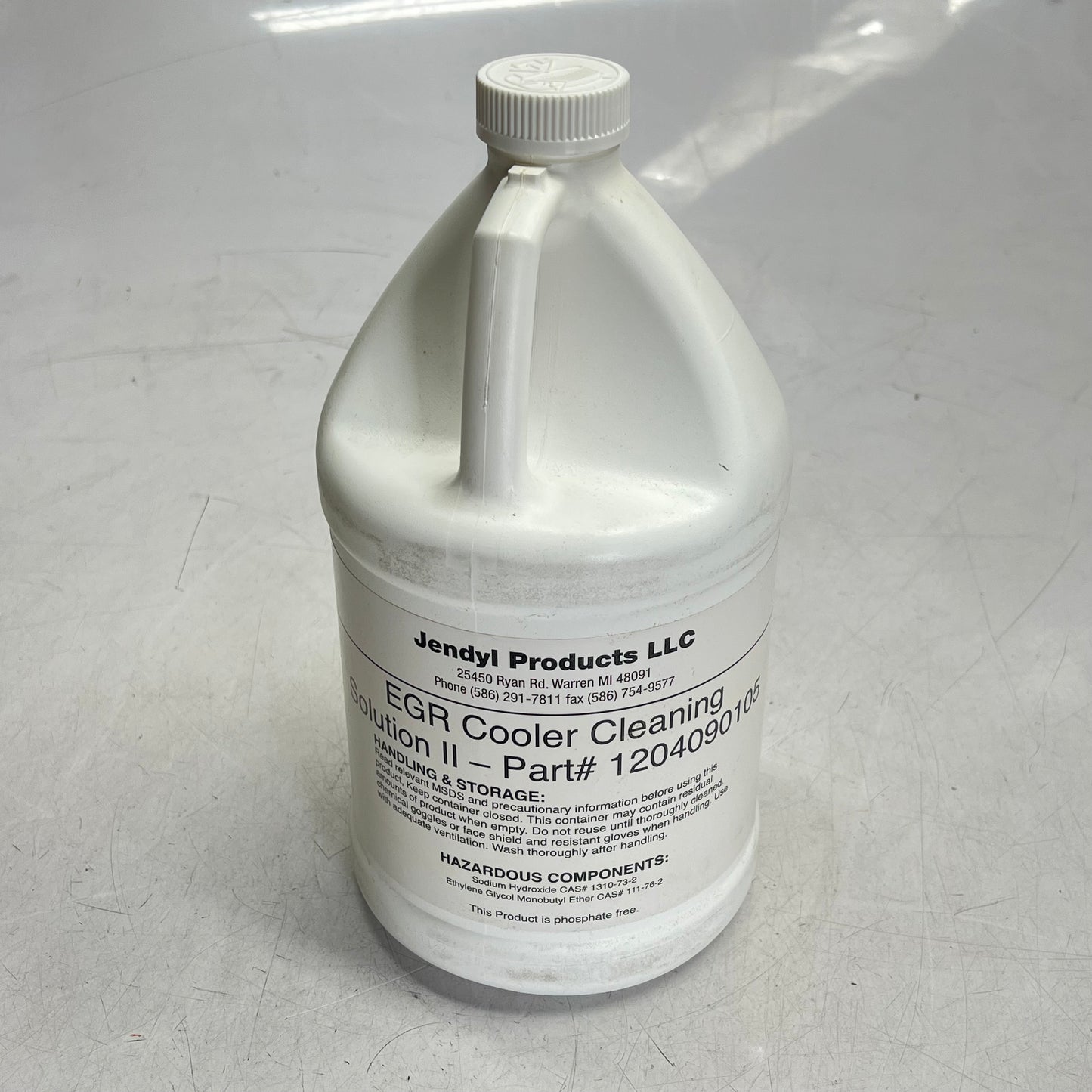 JENDYL PRODUCTS Exhaust Gas Recirculation Egr Cleaning Solution 1 Gal 1204090105