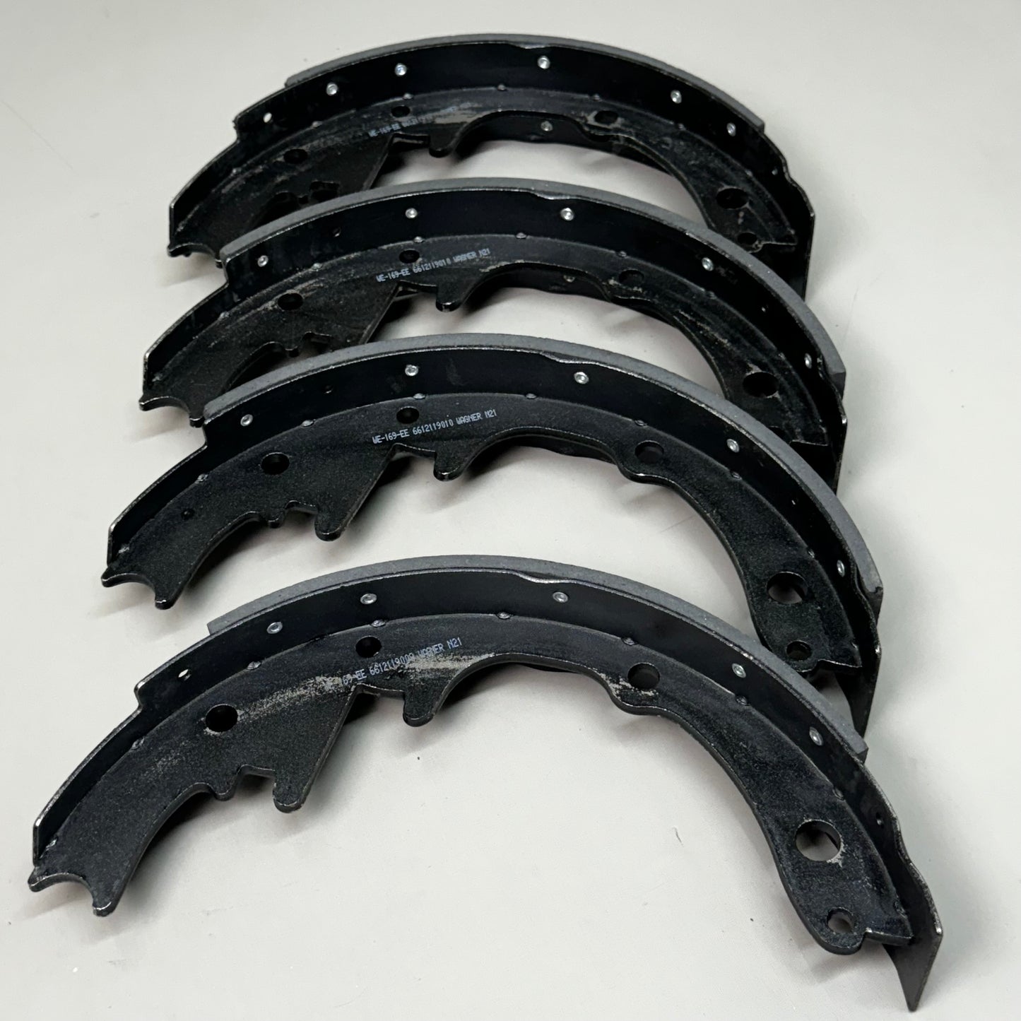 WAGNER QS Ceramic Disc Brake Shoes Set 11" x 6 1/2" Black Z280R