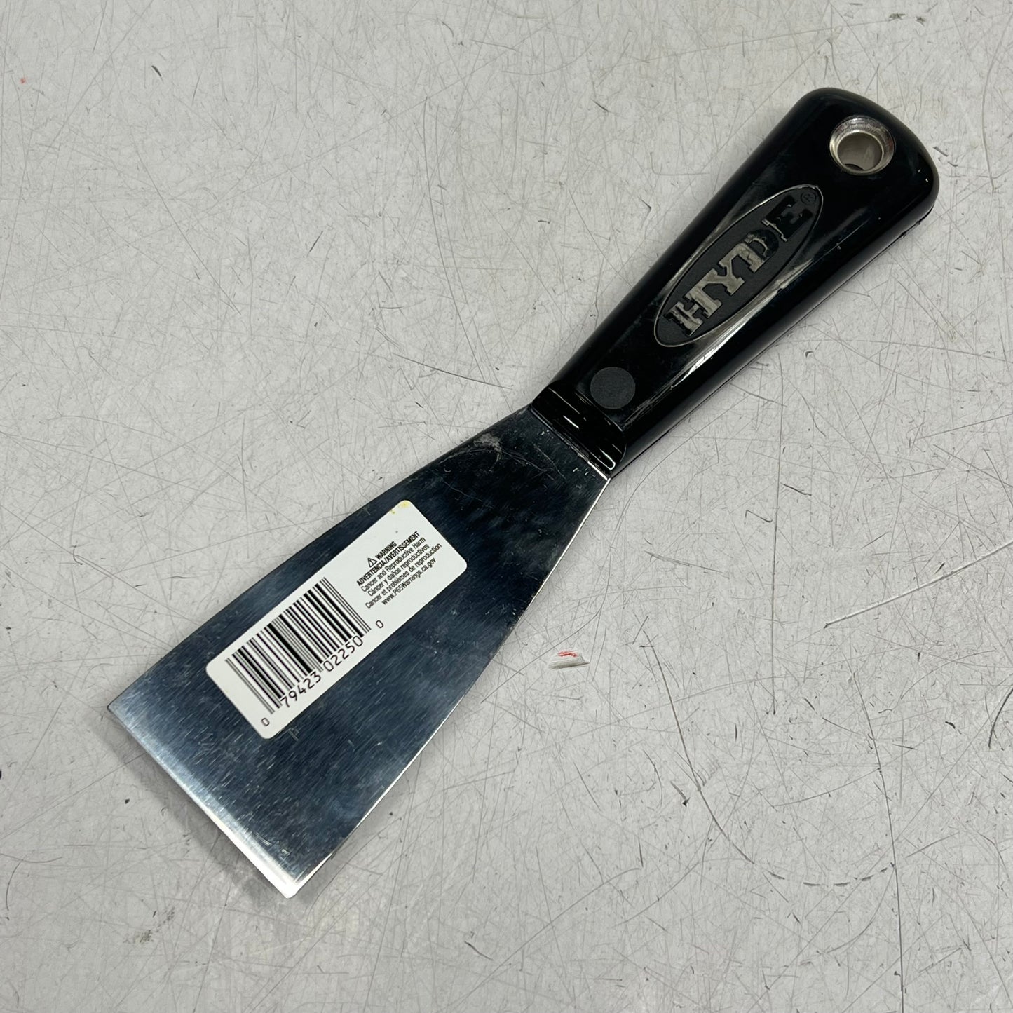 HYDE (2 PACK) Flexible Putty Knife High Carbon Steel Blade 2" Black/Silver 02250