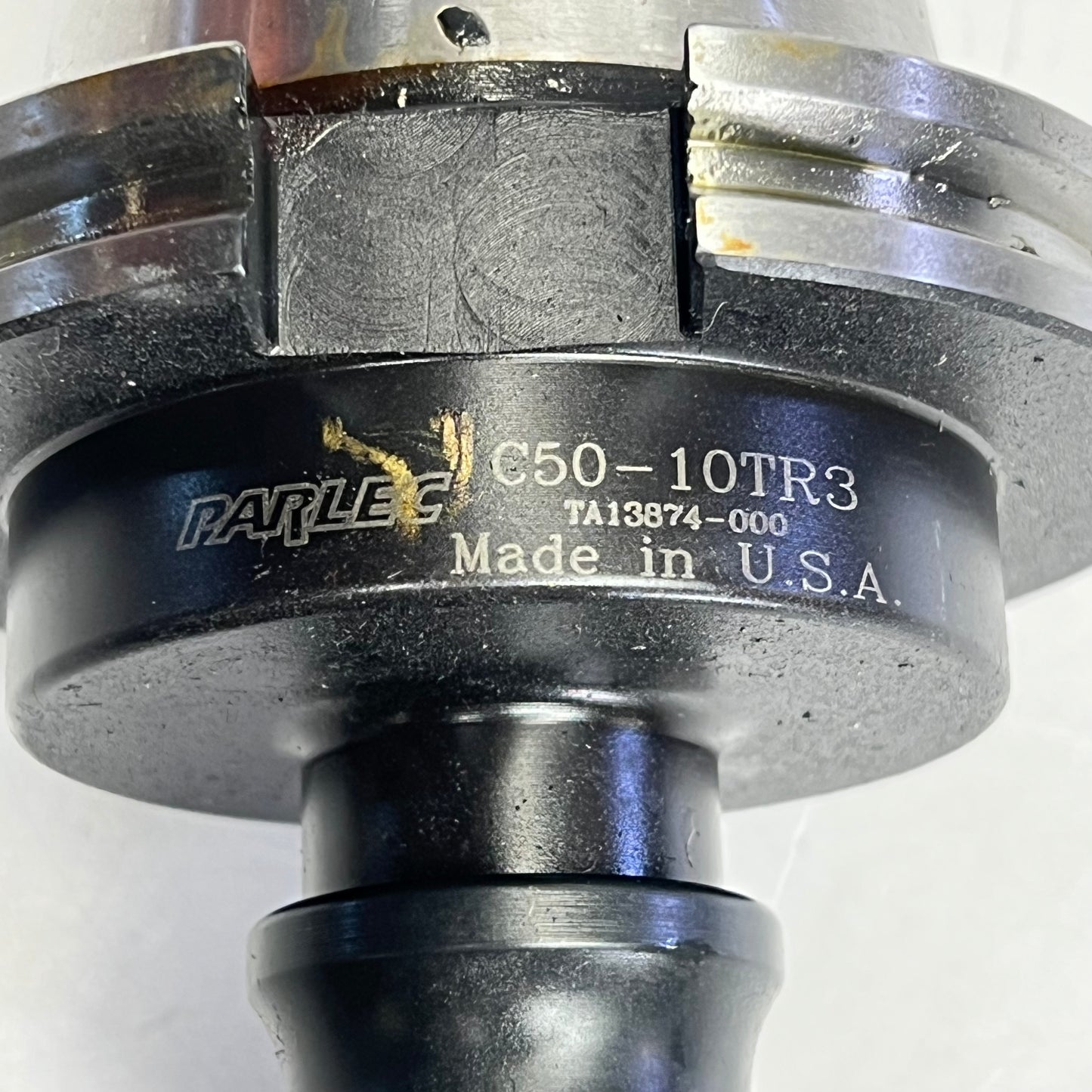 PARLEC Tapping Holder for CNC Machining Cat 50 1/16″-1/8″ NPT  C50-10TR3 (Used)