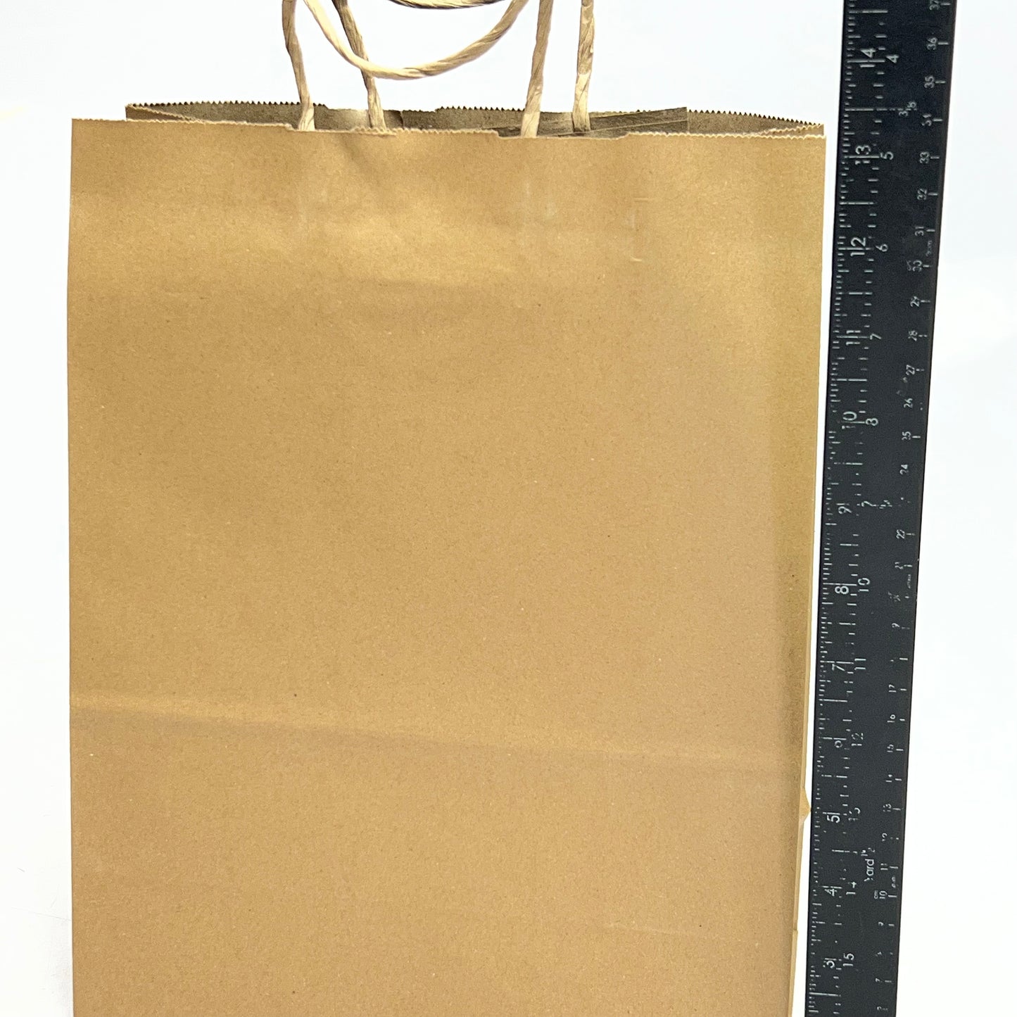 ZA@ (250 PACK) Premium Natural Kraft Bags Sz 10" x 5" x 13"
