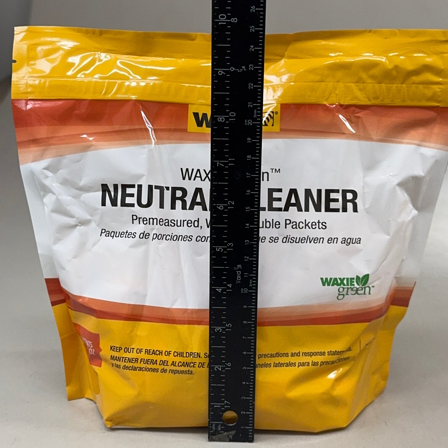 WAXIE-GREEN (2) Neutral Cleaner & Floor Conditioner and Neutralizer Pre-measured Packets