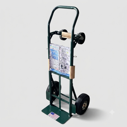 ENVISION Convertible Steel Hand Truck & 4-Wheel Cart 600/700lbs Capacity MV-CONV600-HT