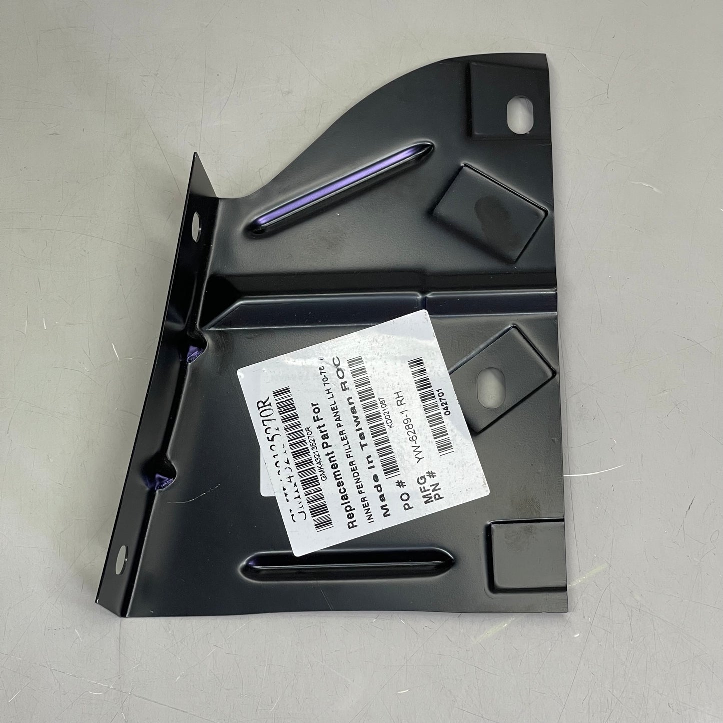 GOODMARK Inner Fender/Radiator Support Baffle For PONTIAC Firebird 1970-1976 Black GMK432135270R