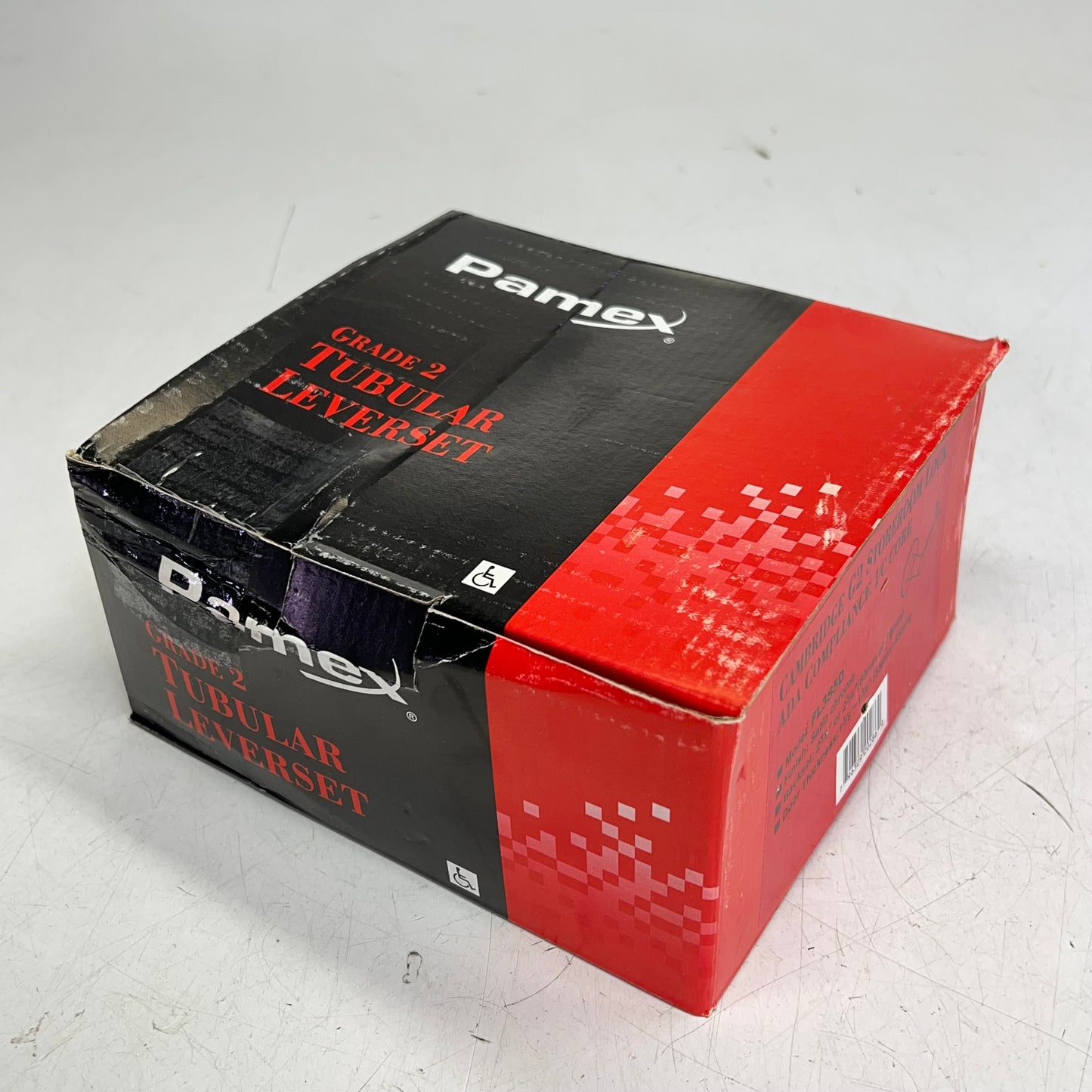 PAMEX Cambridge Leverset G2 Tubular Storeroom Lock Satin Chrome Finish FL365B